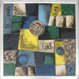 Abstract Expressionist Composition by Marian Poźniak, Mixed Media on Board, sold Mar 2025