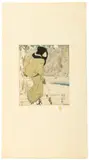 Woman in a Snowy Landscape by Utagawa Kuniyoshi, Woodblock in Colors, sold Mar 2025