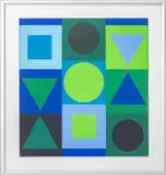 Zaphir 2 by Victor Vasarely, Screenprint in Colors, sold Apr 2025