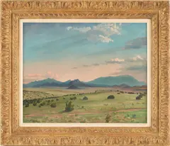 Land of Turquoise by John Sloan, oil on canvas, sold Jan 2024