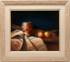 Textures From Nature by Sue Krzyston, oil on canvas, sold Oct 2023