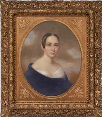 Untitled by John Wood Dodge, 1890, oil, sold Oct 2023