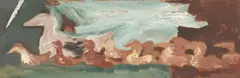 Family of Ducks by Large Sterling Strauser, oil on board, sold Oct 2023