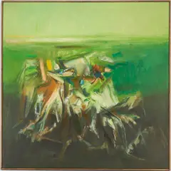 Off-Shore II by Walter Hollis Stevens, oil on canvas, sold Jul 2023