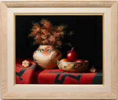A Regions Culture by Sue Krzyston, oil on canvas, sold Jul 2023