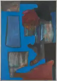 Tomb I by Walter Hollis Stevens, acrylic on canvas, sold Jul 2023