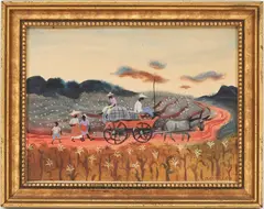 Concept for Walt Disney Song of the South by Mary Blair, gouache and watercolor on paper, sold Jan 2023