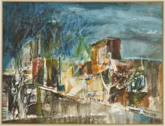 Knoxville II by Walter Hollis Stevens, watercolor on paper, sold Jan 2023