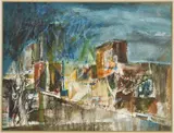 Knoxville II by Walter Hollis Stevens, watercolor on paper, sold Jan 2023