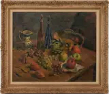 Kregarman Still Life by Joséphine de Beauharnais, oil on canvas, sold Oct 2022