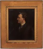 Carl Gutherz , Portrait of Albert Sidney Johnson by Carl Gutherz or Guthers, oil on canvas, offered Oct 2022