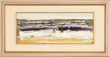 Expressionist Seascape by Sterling Strauser, oil on board, sold Oct 2022