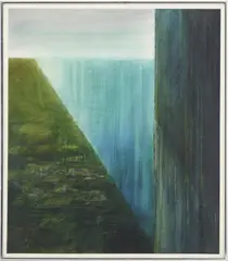 Island Series 8 by Walter Hollis Stevens, watercolor on paper, sold Jul 2022