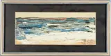 Seascape by Sterling Strauser, oil on board, sold Jul 2022