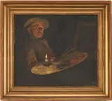 Axel Soeberg Self Portrait by Axel Soeborg, oil on canvas, sold Jan 2022
