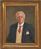 Portrait of a Gentleman by Michael Shane Neal, oil on canvas, sold Jan 2022