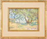 Provincetown, White House by Arthur Franklyn Musgrave, gouache on paper, sold Jan 2022