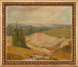 Canada Landscape by Jean Munro MacLean, oil on board, sold Jul 2021