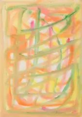 Estate, Abstract No. 351 by Beauford Delaney, watercolor on paper, sold Jan 2018