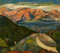 Barros Landscape by Ángel Botello, oil on canvas, sold Jan 2021