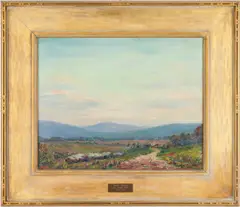 Purple Twilight by Nell Choate Jones, oil on canvas, sold Jan 2021