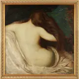 Nude Woman by Maude or Maud Kaufman Eggemeyer, oil on canvas, sold Jan 2021