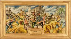 Hutchingsons Wheatbelt by Joseph Paul Vorst, oil on board, sold Jan 2021