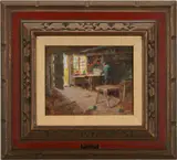 The Old Shop by Alethea Hill Platt, oil on canvas, sold Jul 2020