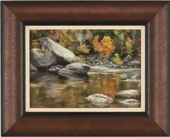 Fall Reflections by Carol Reesor, oil on canvas, sold Jul 2020
