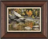 Fall Reflections by Carol Reesor, oil on canvas, sold Jul 2020