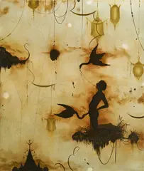 Offering by Darren Waterston, oil on canvas, sold Jul 2020