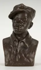Augusta Savage Plaster , "Gamin by Augusta Savage, 1929, bronze, sold Jul 2020