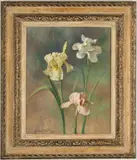 TN Iris by Goode Paschall Davis, 1967, oil on canvas, sold Jan 2020