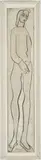 Figure by Sterling Boyd Strauser, 1961, oil on board, sold Jan 2020