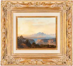 Grand Canyon by Michael McCarthy, 1985, oil on canvas, sold Oct 2018