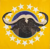 James Caulfield Water Buffalo by James Albert Caulfield III, oil on linen, sold Oct 2018