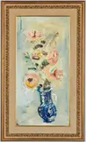 Floral by Sterling Boyd Strauser, oil on board, sold Jul 2019