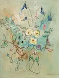 Still Life Floral by Sterling Boyd Strauser, oil on board, sold Jul 2019