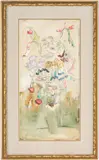 Still Life Floral by Sterling Boyd Strauser, oil on board, sold Jul 2019