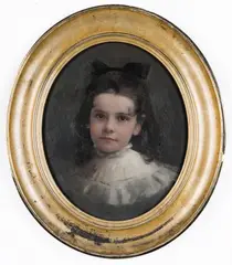 Portrait of Artist’s Niece by Lloyd Branson, oil on board, sold Jul 2019