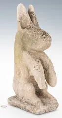 Limestone Rabbit by William Edmondson, photograph, sold Jul 2019