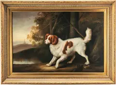 Portrait of a Spaniel by John Gray, oil on canvas, sold Jan 2019