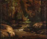 Southern Landscape by Ida Jolly Crawley, 1904, oil on canvas, sold Jan 2019
