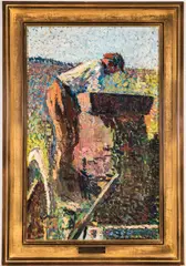 L’Homme au Pressoir by Henri-Jean Guillaume Martin, 1927, oil on canvas, sold Jul 2018