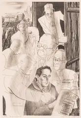 The Ingredients by Carroll Cloar, lithograph, sold Jan 2018