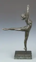La Danseuse Nattova by Large Serge Yourievitch, bronze, sold Jan 2017