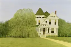 Weeping Willow by Carroll Cloar, acrylic on board, sold Jul 2016