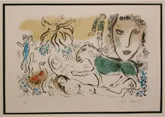 Monumental by Marc Chagall, lithograph, sold Oct 2010