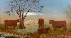 Untitled by Wilhelm Theodore Eilerts, oil on canvas, sold Jul 2015