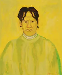 Portrait of Delia Delaney by Beauford Delaney, oil on canvas, sold Jan 2015